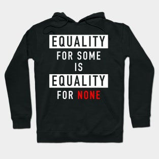 Equality for some is equality for none Hoodie